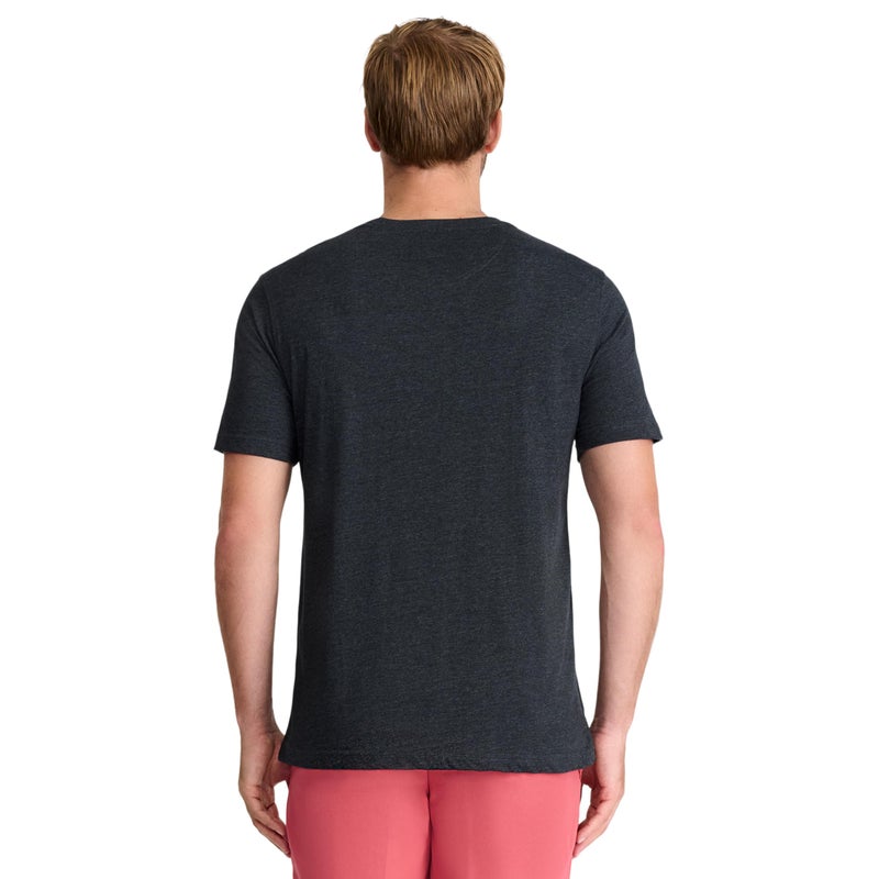 IZOD Men's Saltwater Soft Wash Pocket Crew T-Shirt, Black, Large - Image 2